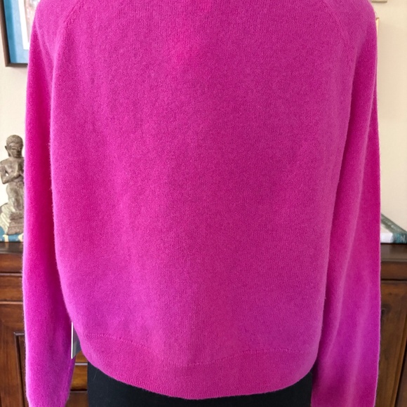 Joie Cashmere Cardigan | Pink | Cashmere Covered Buttons | NWT - Picture 5 of 5